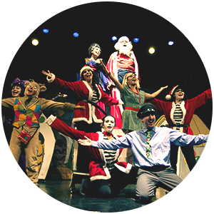 Santa en el país de la suciedad, obras de teatro navideñas, teatro navideño, títeres navideños, eventos de navidad